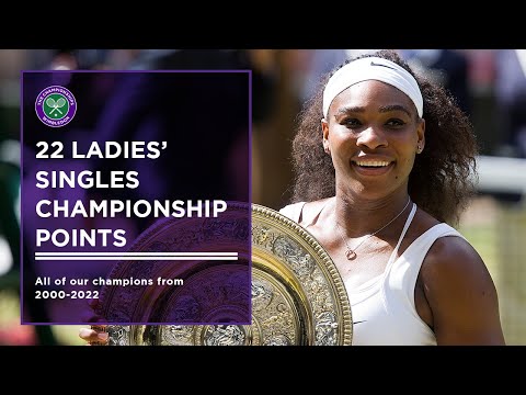 Every Ladies' Singles Championship Point at Wimbledon (2000-2022)