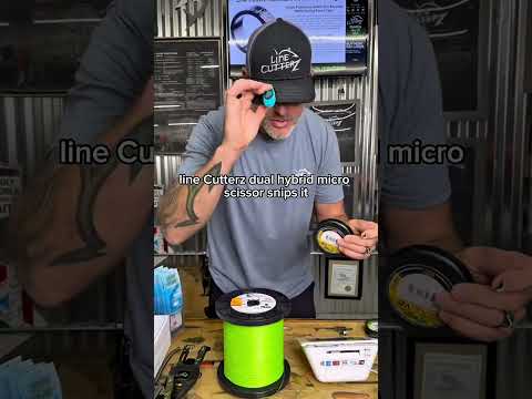 Knife vs Line Cutterz Micro Scissor ✂️One frays, one wins.#fishing #shorts #outdoors