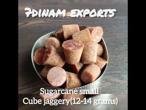 Desi small mini cubes(14-16 grams)/organic jaggery small cubes/sugarcane jaggery small cube