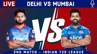 Live: Delhi vs Mumbai | Last 10 Overs | DC Vs MI Live Scores & hindi Commentary | LIVE - IPL 2022