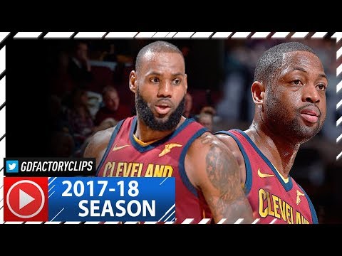LeBron James 33 Pts & Dwyane Wade 18 Full Highlights vs Nets (2017.11.22) - 4 Qtr Takeover!