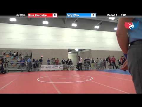 FILA Junior 48 kg / 105.75 lbs. - Rose Heurtelou vs. Cody Pfau