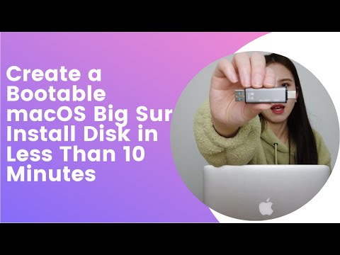 create a bootable USB drive to boot or install Mac