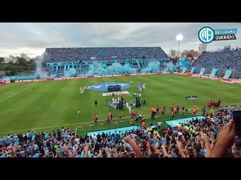 "Así fue el recibimiento de BELGRANO vs. talleres en el CLÁSICO cordobés" Barra: Los Piratas Celestes de Alberdi • Club: Belgrano