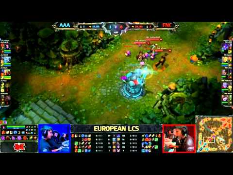 (HD371) LCS Semaine 7 - aAa vs Fnatic - League Of Legends Replay [FR]