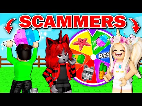 I Got SCAMMED in MYSTERY WHEEL Grow a Garden Challenge..