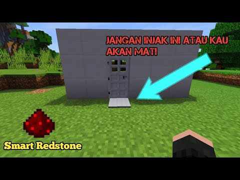 Cara membuat Jebakan simple di Minecraft |Smart Redstone