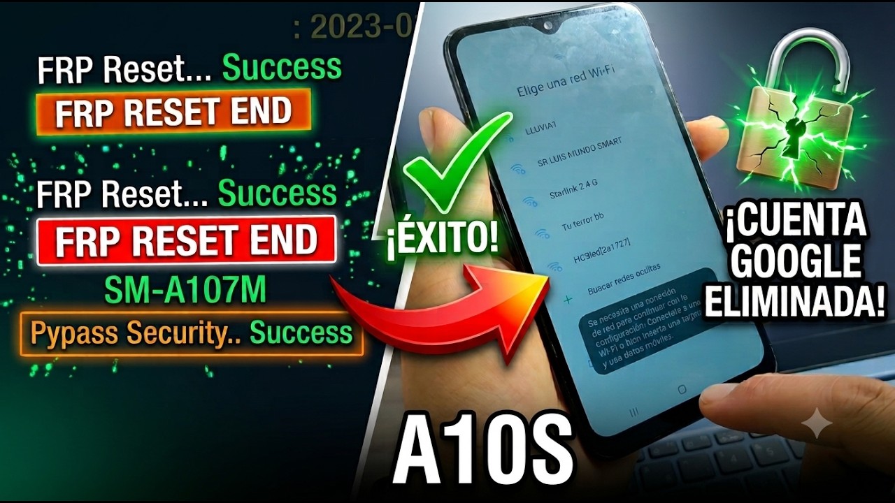 Samsung Galaxy A10s: Quitar Cuenta de Google Fácil y Rápido