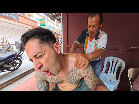 I Almost Tapped Out!! (Extremely Hard Street Massage)
