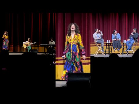 Coco -- Mandy Gonzalez "Remember Me" & Talkback w/ Lin Manuel Miranda & The Lopezes