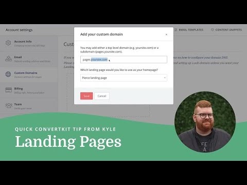 How to use a landing page with your existing website