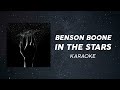 Benson Boone - In The Stars  | Official Karaoke (Instrumental / Lyrics)