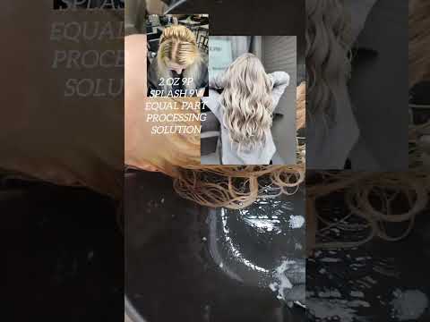 shades eq formula after root bleach out #shadeseq #shades #redken #tutorials #hairtutorial #blonde