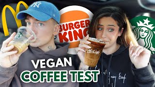 Wir testen Vegane Iced Coffees bei Fast Food Ketten @Jolina Mennen  | Fabi Wndrlnd
