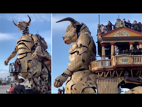 Mighty Minotaur Amazes Visitors In France