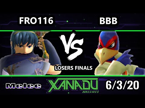 S@X 356 Online Losers Finals - BBB (Falco) Vs. FRO116 (Marth) Smash Melee - SSBM