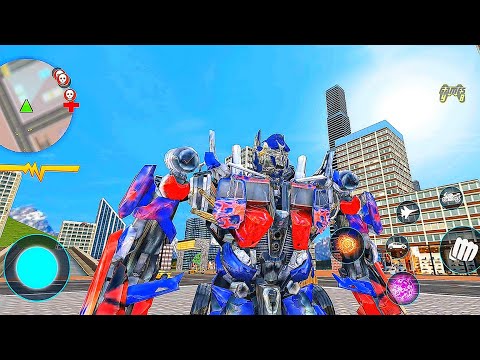 Jet Robot Truck Transformation Robot Bike Games - Transformers Optimus Prime | Android iOS Gameplay