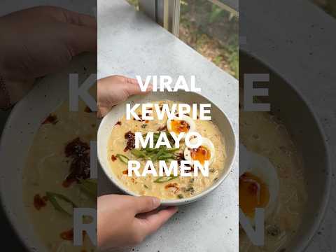 Viral Kewpie Mayo Ramen 🍜| Only 6 Ingredients!