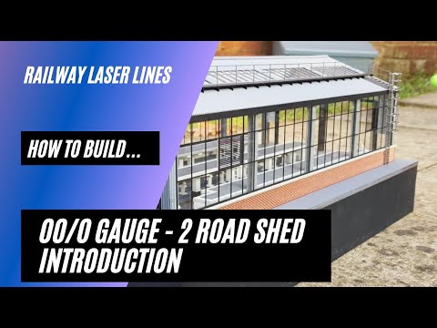 Railway Laser Lines | How To Build | Two Road Shed | Introduction - Showing Pre-Production Kits