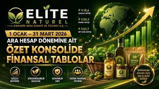 ELITE 2026 1Ç Bilanço Analizi | Elite Naturel’in Rekor Satış ve Kar Paradoksu