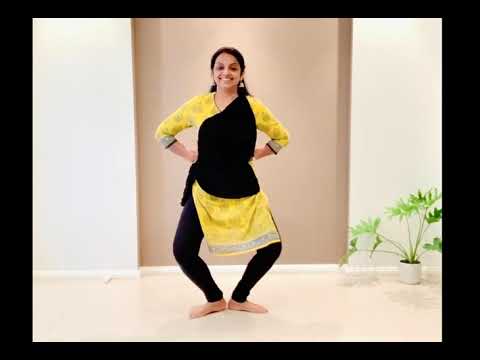Bharatanatyam : Lesson 1 - Learn adavus or steps  - Thattadavu 1 to 8