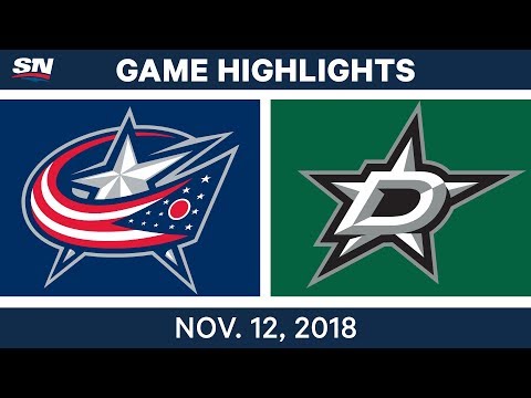 NHL Highlights | Blue Jackets vs. Stars – Nov. 12, 2018