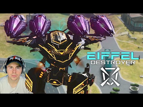 The REAL Eiffel Destroyer... 1 Shot Kills On Full Titans - It Doesn't Make Sense | War Robots