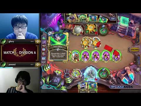 glory vs posesi - Division A - Hearthstone Grandmasters Asia-Pacific 2020 Season 1 - Week 5