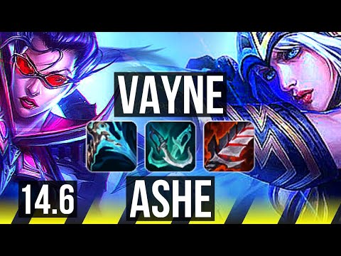 VAYNE & Blitz vs ASHE & Braum (ADC) | Quadra, 13/2/8, Legendary | KR Diamond | 14.6