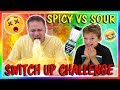 SUPER SPICY VS SOUR SWITCH UP We Are The Davises
