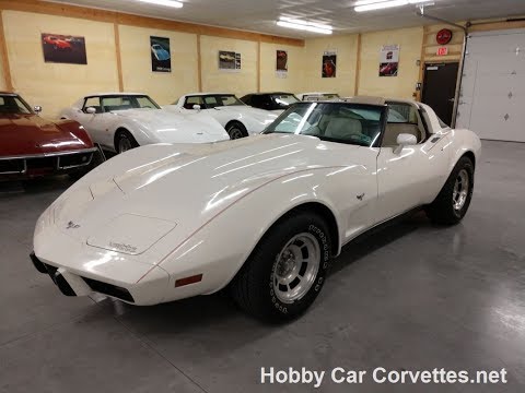 1979 White White Corvette T Top For Sale Video