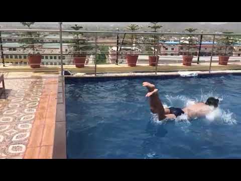 Pool party with friends