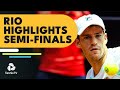 Alcaraz vs Fognini; Schwartzman vs Cerundolo | Rio 2022 Semi-Final Highlights