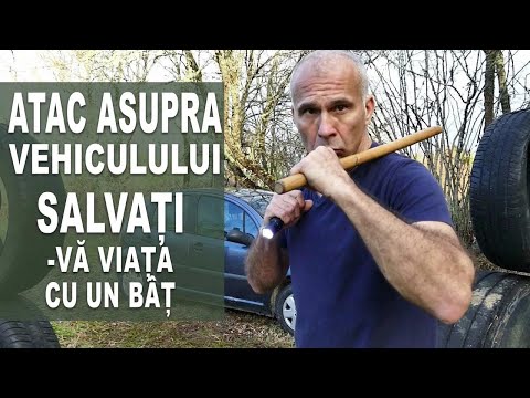 Apărare cu bastonul în jurul mașinii – Tehnici simple de autoapărare