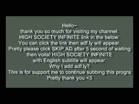 [ENG SUB] 121013 High Society with INFINITE FULL 3/4