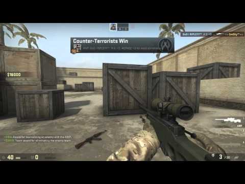CS:GO Frag Clip #4 | AWP Jumpshot ESL 1v1 Aim