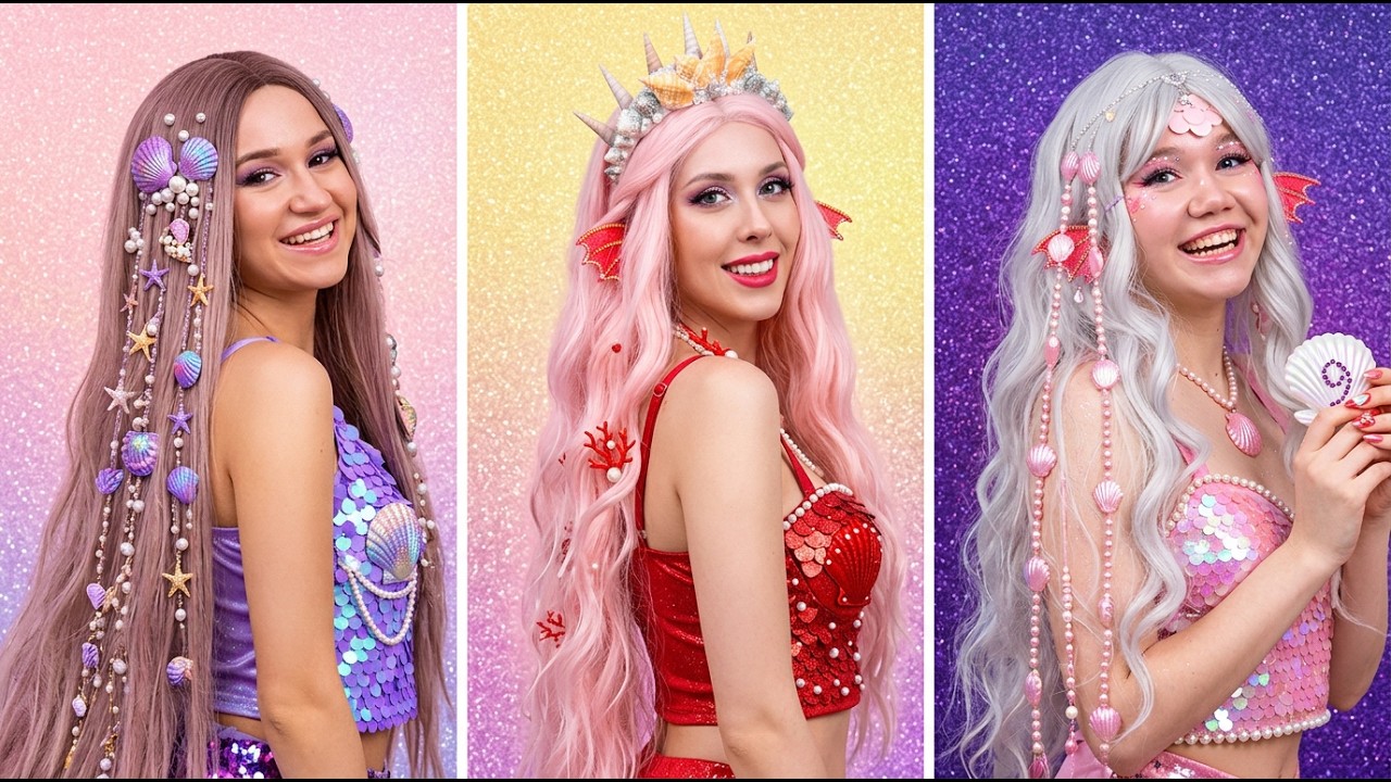 ダークマーメイドが海を支配！😳🖤 壮大なグローアップ