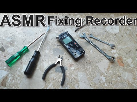 ASMR: Ich versuche mein kaputtes Diktiergerät zu reparieren