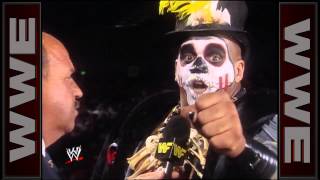 Papa Shango puts a voodoo curse on Mean Gene Okerlund: Superstars, June 6, 1992