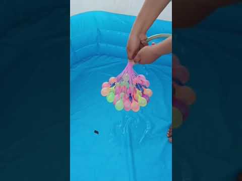 Rubber magic balloon,holi water balloons jhadu, mix color, c...