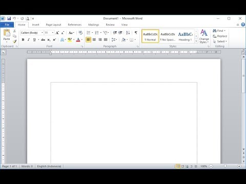 Cara Memunculkan Garis Di Microsoft Word