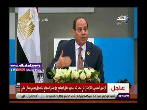 نحترم ظروفها ولا نتدخل.. السيسي الأوضاع في ليبيا تمس الأمن القومي المصري