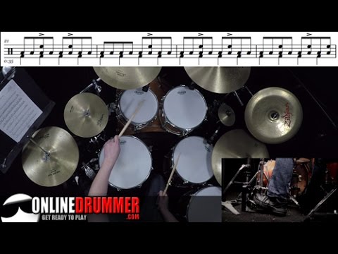 Castle on the Hill - Tom Groove - Drum Lesson