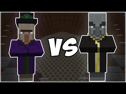 Witch vs Evoker - Minecraft Mob Battle