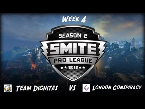 Smite Fr - SPL Eu week 4 : Team Dignitas Vs London Conspiracy game 2