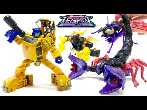 Transformers LEGACY Creatures Collide 4-Pack GOLDBUG RANSACK SKYWASP & SCORPONOK Review