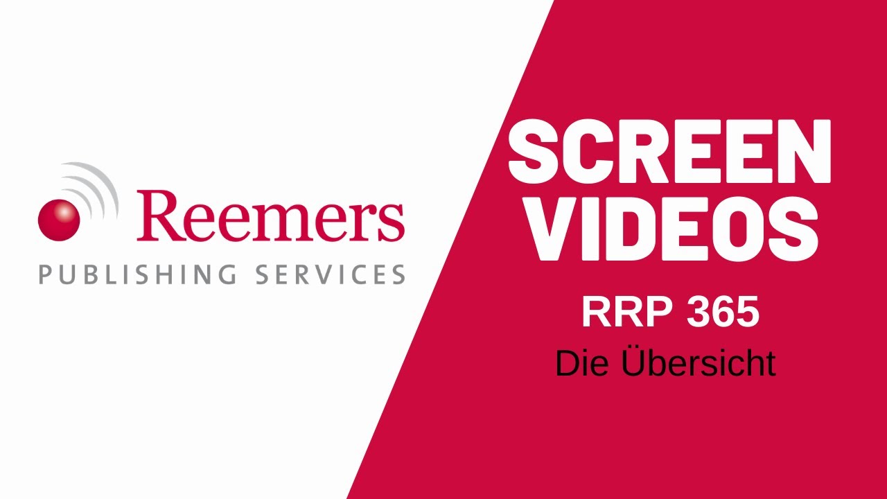 Video „RRP 365: Die Übersicht || MS 365, Kollaborationsplattform, Redaktions- und Herstellungsprozesse“ bei YouTube ansehen