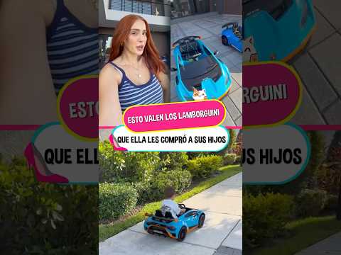 Esto valen los lamborghini que está tiktoker le compro a sus hijos