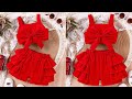 DIY Baby Top With Layered Shorts Cutting And Stitching Very Easy Baby Top With Shorts
