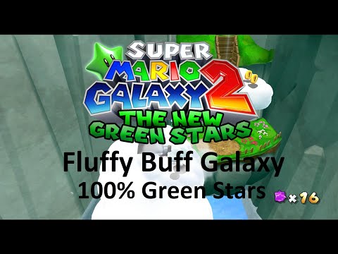 SMG2 The New Green Stars | Fluffy Buff Galaxy | 100% Walkthrough